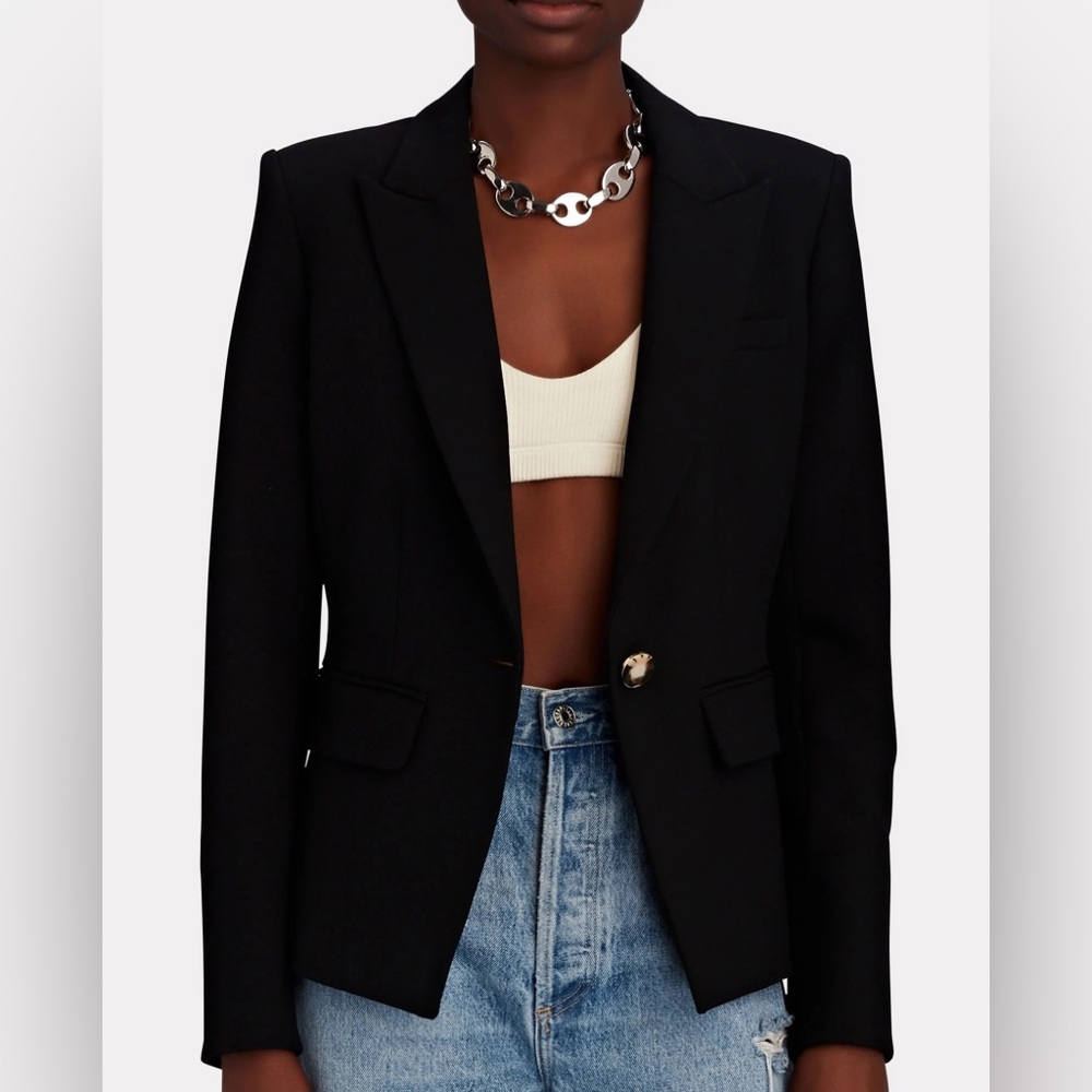 VERONICA BEARD DANIELLE CADY BLACK DICKEY BLAZER SIZE 10